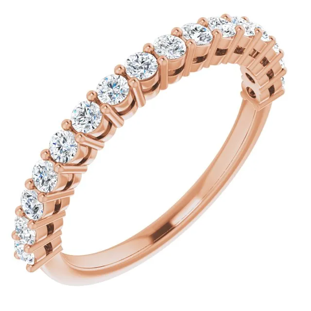 0.48 ct. Round Cut Diamond Wedding Band