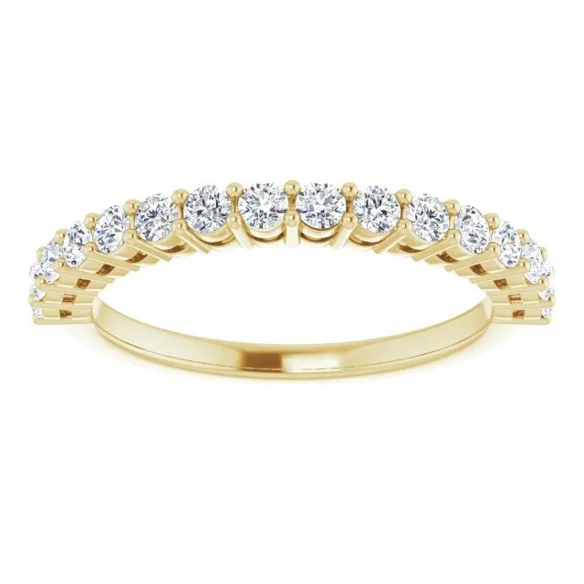 0.48 ct. Round Cut Diamond Wedding Band
