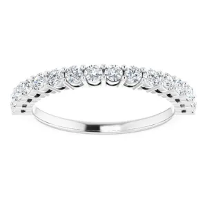 0.48 ct. Round Cut Diamond Wedding Band