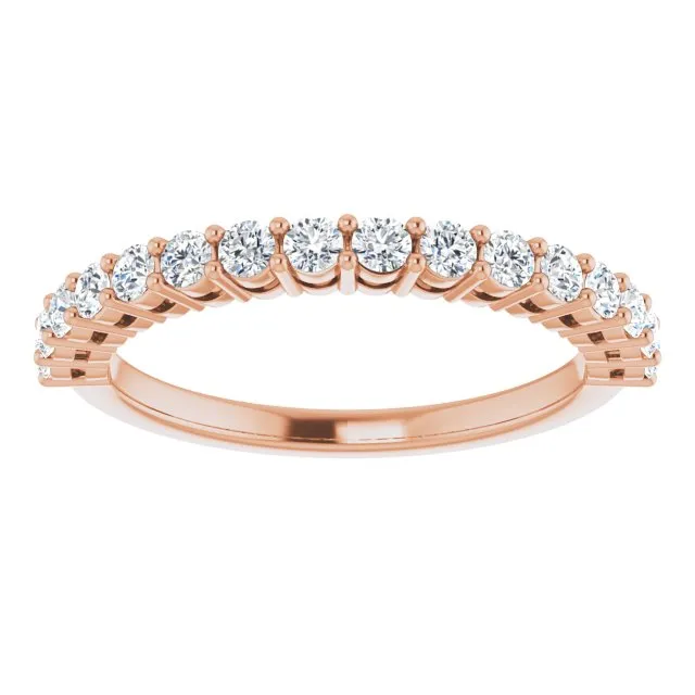0.48 ct. Round Cut Diamond Wedding Band