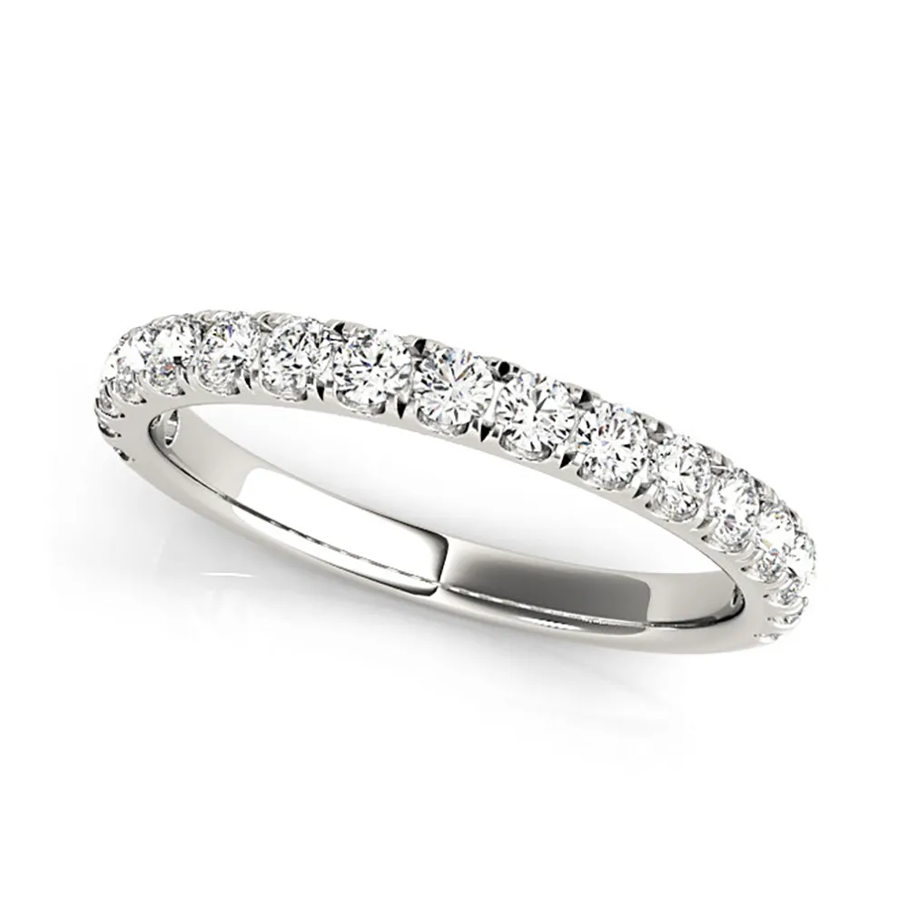 0.50 ct. Common Prong Round Diamond Wedding Ring