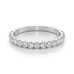 0.50 ct. Common Prong Round Diamond Wedding Ring