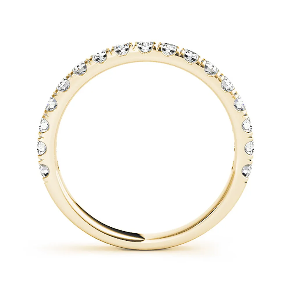 0.50 ct. Common Prong Round Diamond Wedding Ring