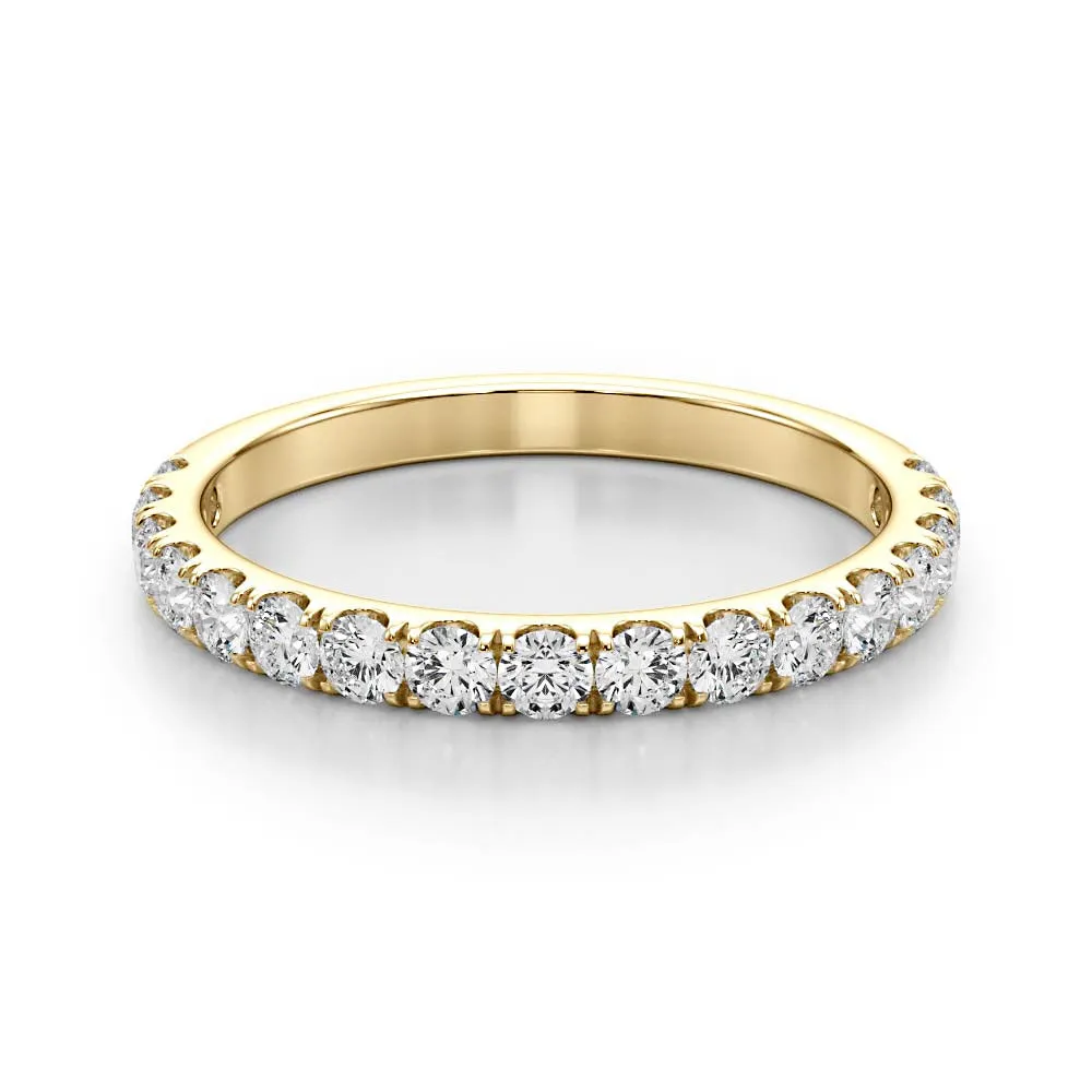 0.50 ct. Common Prong Round Diamond Wedding Ring