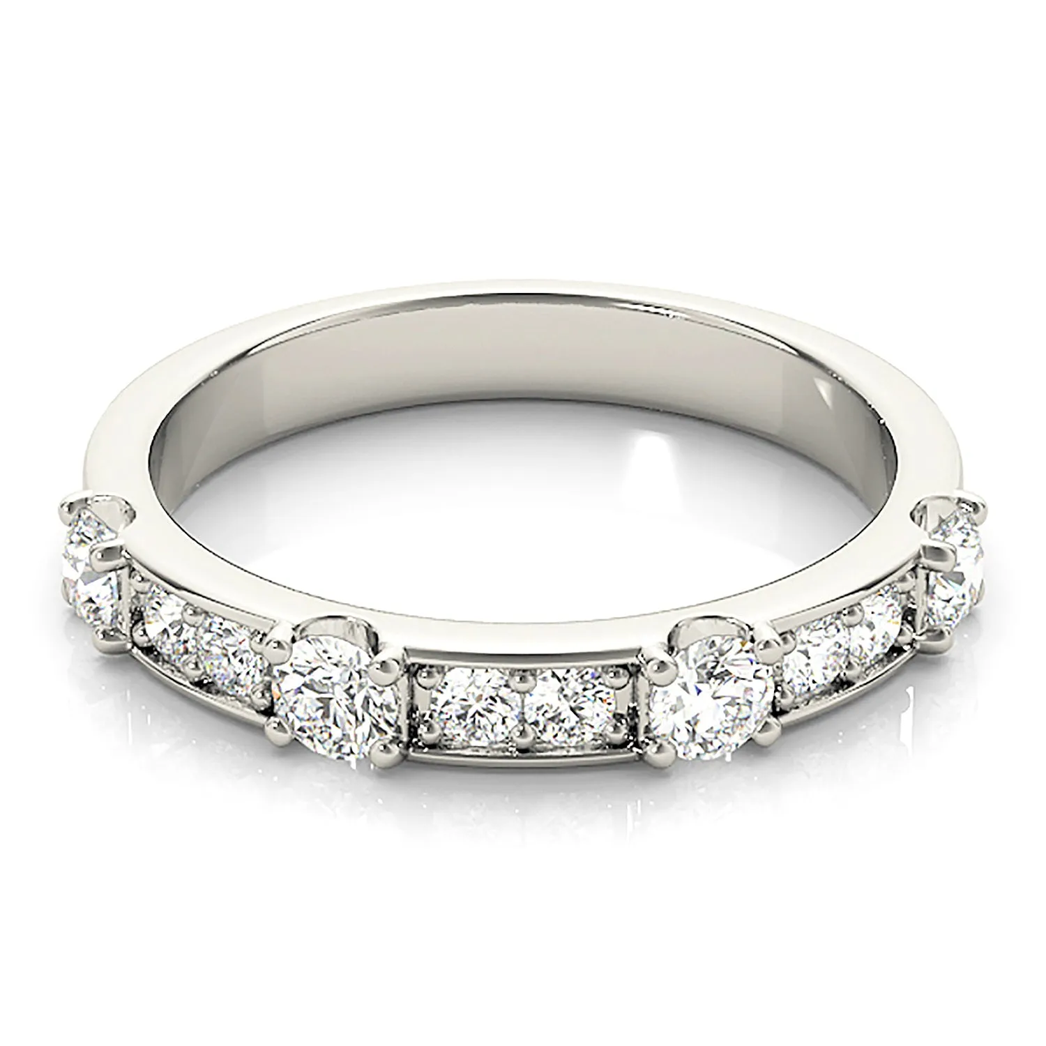 0.65 ctw. Round Diamond Wedding Band