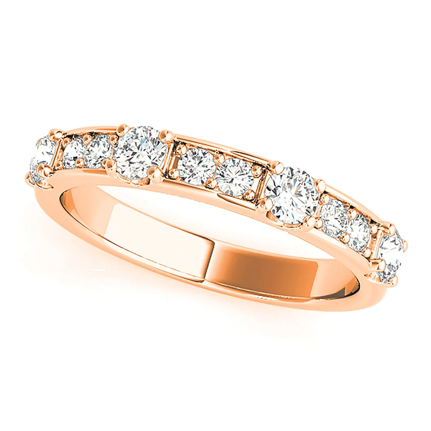 0.65 ctw. Round Diamond Wedding Band