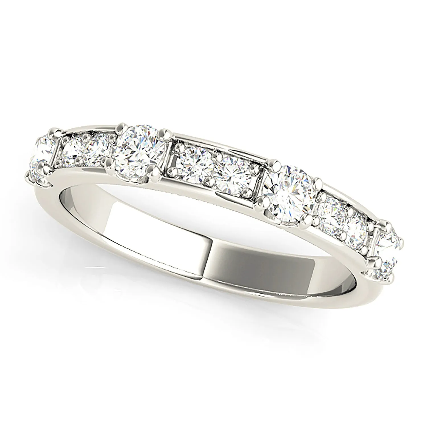 0.65 ctw. Round Diamond Wedding Band