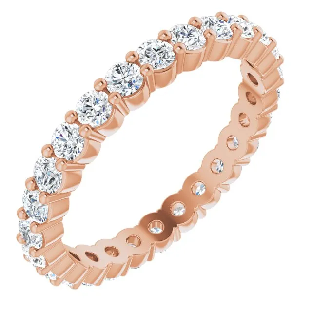 0.81 ct. Round Diamond Pettite Eternity Band