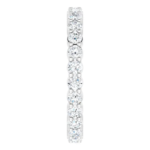 0.81 ct. Round Diamond Pettite Eternity Band