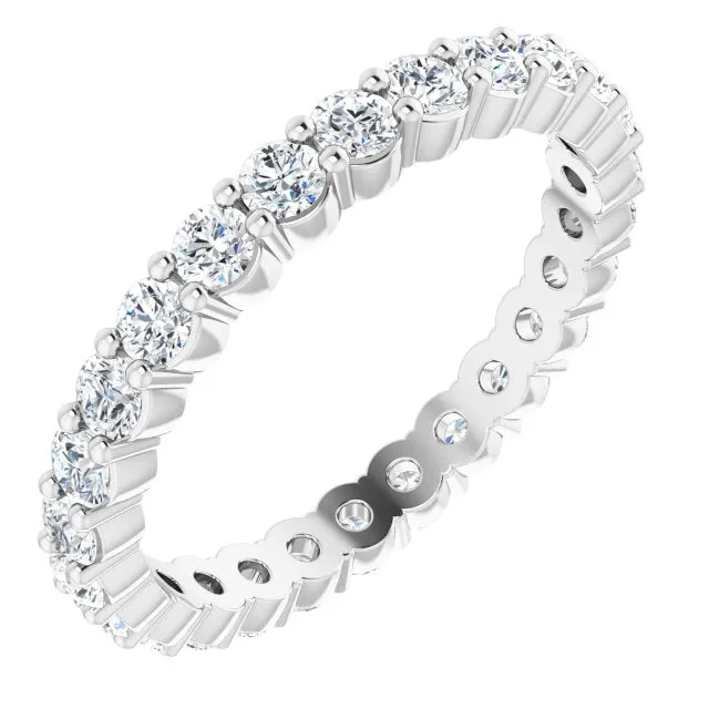0.81 ct. Round Diamond Pettite Eternity Band