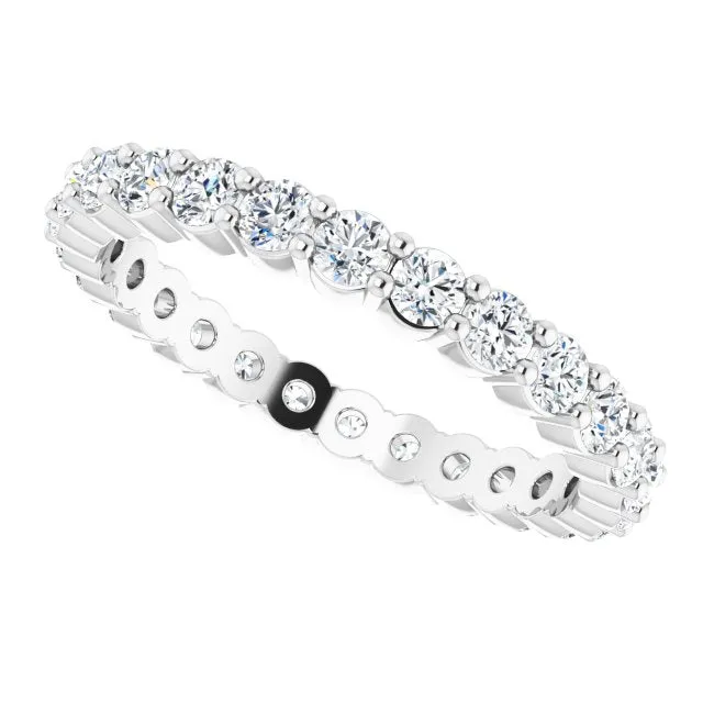 0.81 ct. Round Diamond Pettite Eternity Band