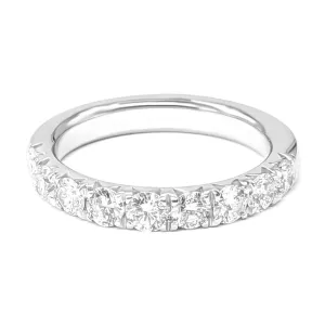 1.00 ct. French Pave Set Round Diamond Wedding Band