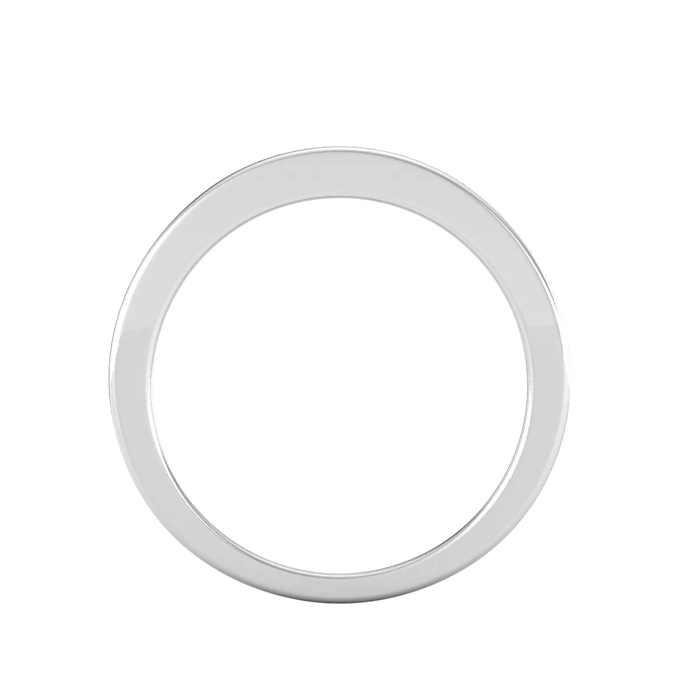 1/2 Carat TW Women's Diamond Channel Wedding Band in 10k White Gold