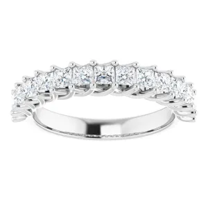 1.20 ct. Princess Cut Diamond Wedding Band