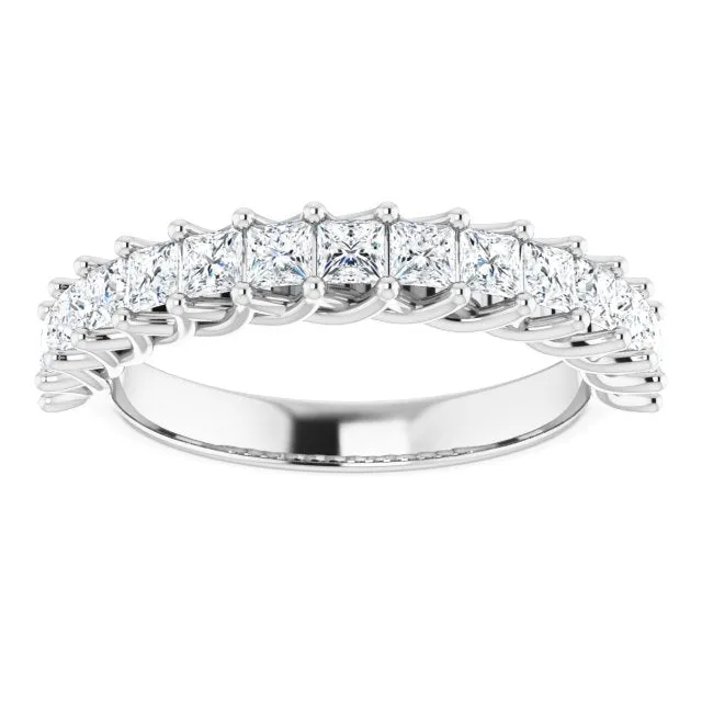 1.20 ct. Princess Cut Diamond Wedding Band