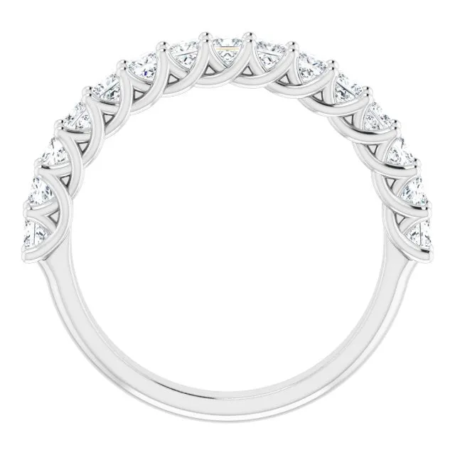 1.20 ct. Princess Cut Diamond Wedding Band