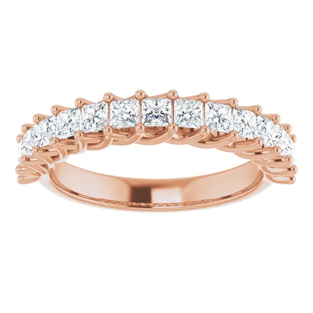 1.20 ct. Princess Cut Diamond Wedding Band