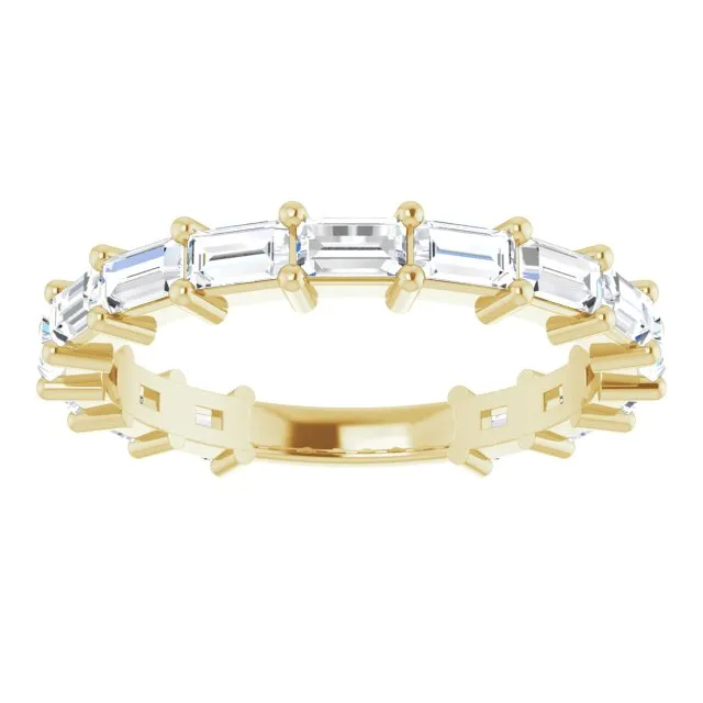 1.25 ct. Straight Baguette Cut Diamond Wedding Band