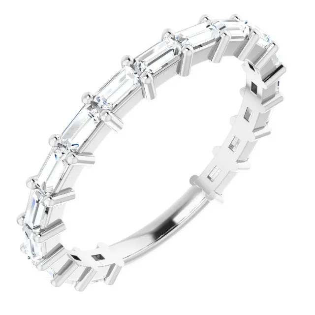1.25 ct. Straight Baguette Cut Diamond Wedding Band