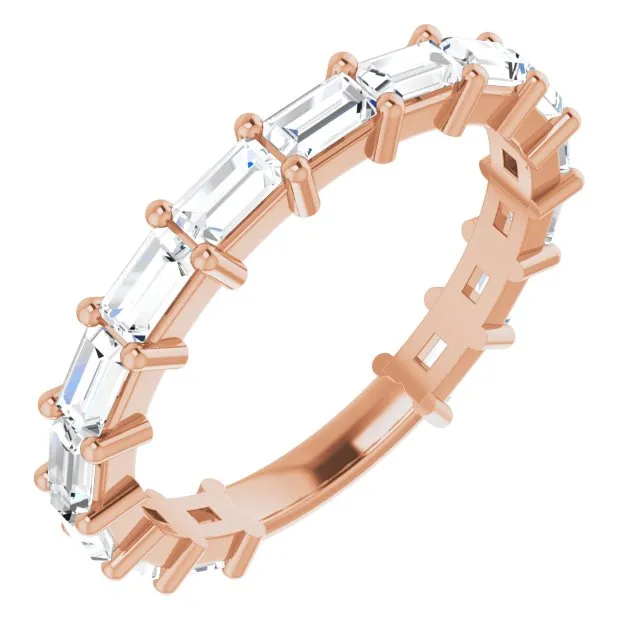 1.25 ct. Straight Baguette Cut Diamond Wedding Band