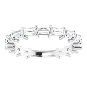 1.25 ct. Straight Baguette Cut Diamond Wedding Band