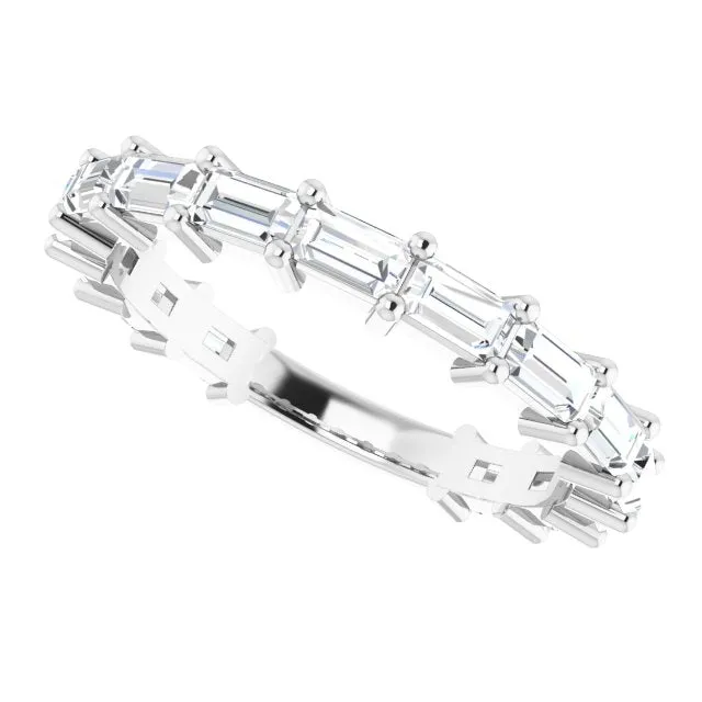 1.25 ct. Straight Baguette Cut Diamond Wedding Band