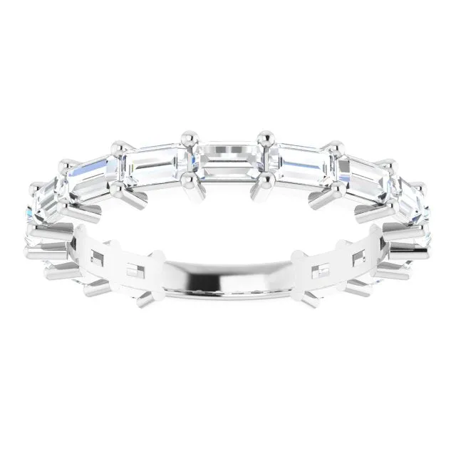 1.25 ct. Straight Baguette Cut Diamond Wedding Band