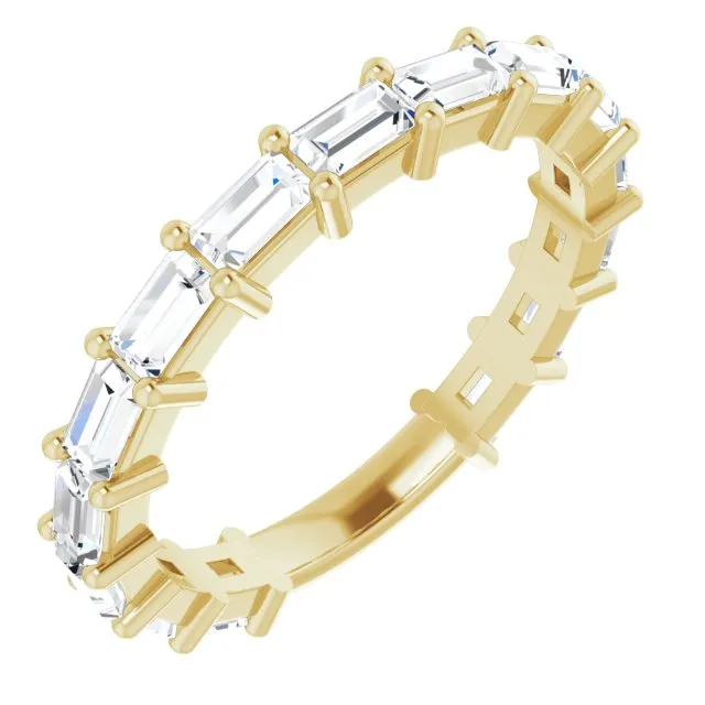 1.25 ct. Straight Baguette Cut Diamond Wedding Band