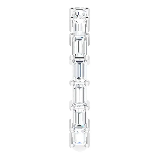 1.25 ct. Straight Baguette Cut Diamond Wedding Band