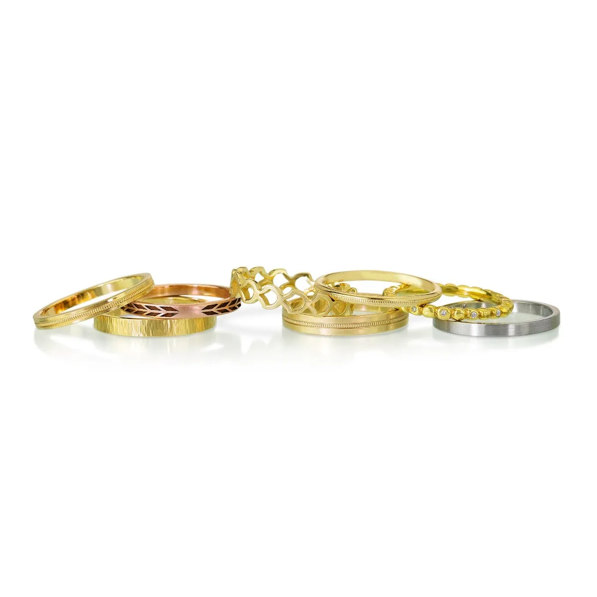 1.5mm Round Milgrain Band