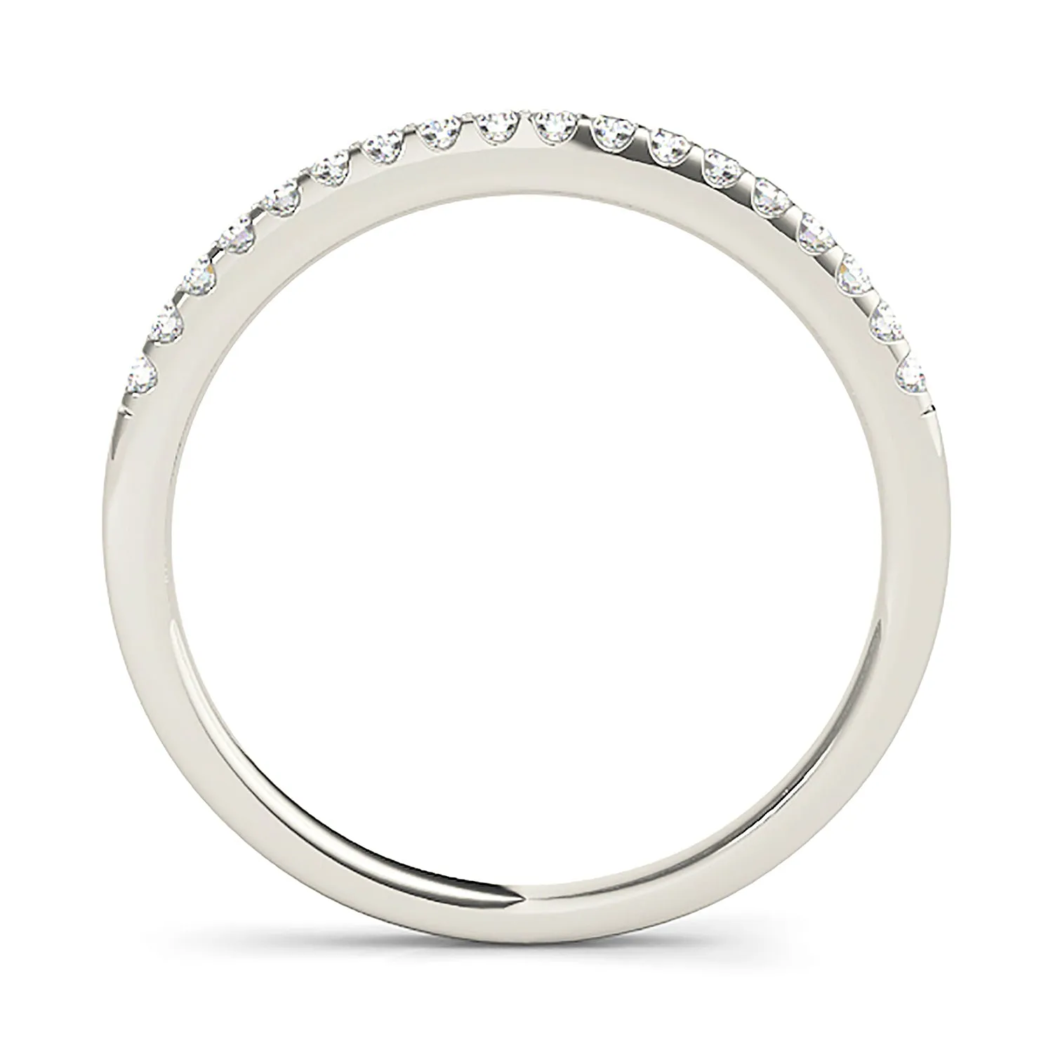 1.70 ctw. Round Diamond Wedding Band Pave Set Anniversary Ring
