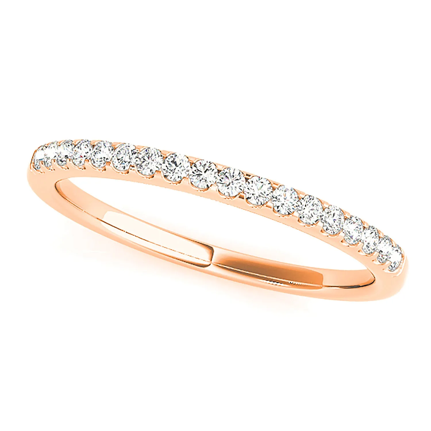 1.70 ctw. Round Diamond Wedding Band Pave Set Anniversary Ring