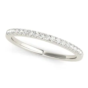 1.70 ctw. Round Diamond Wedding Band Pave Set Anniversary Ring