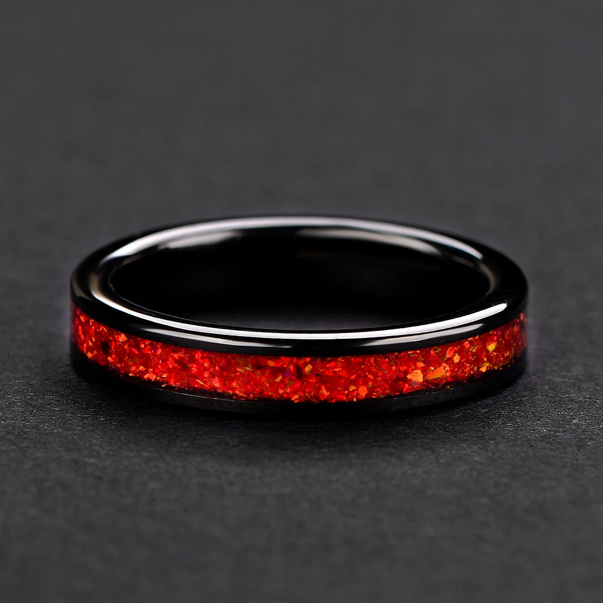 2 PCs Engagement Ring Set | Stainless Steel Ring for Women | Tungsten Wedding Bands for Her