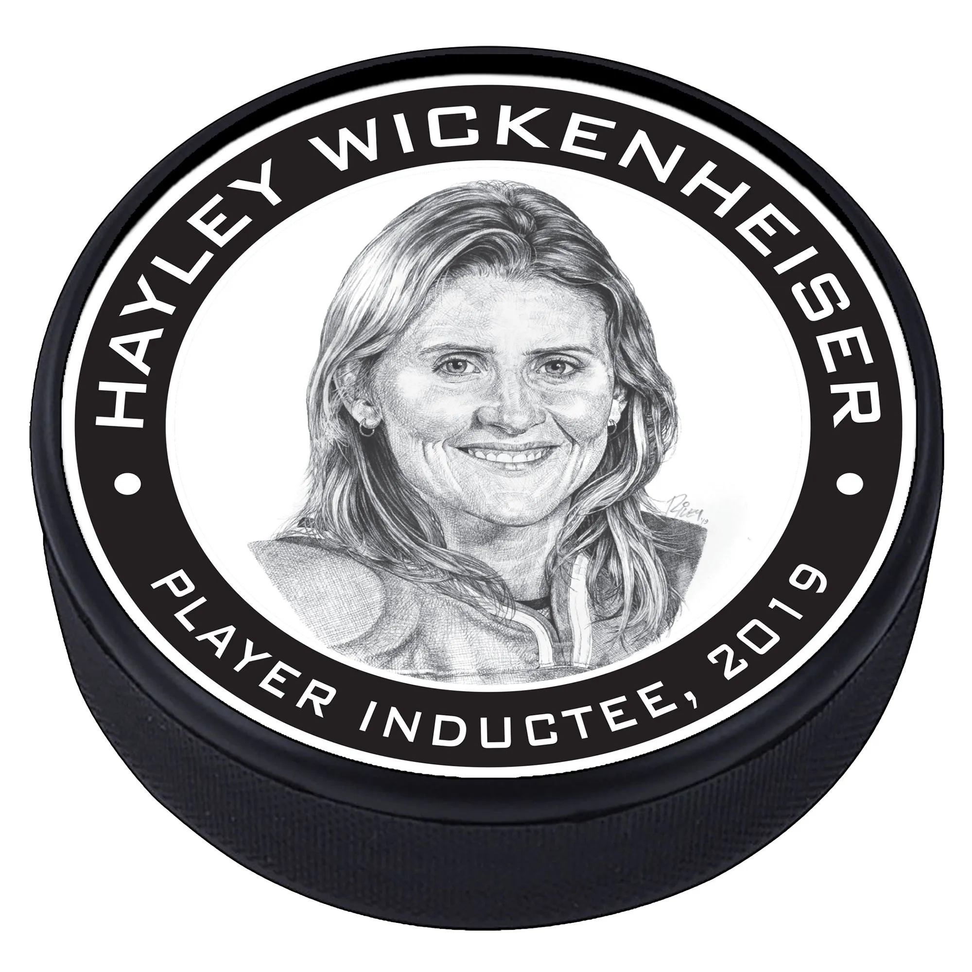 2019 Hayley Wickenheiser Puck - NHL Legends