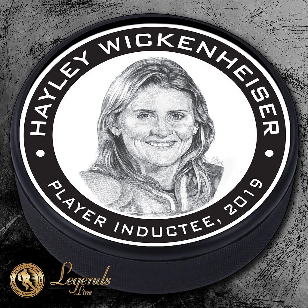 2019 Hayley Wickenheiser Puck - NHL Legends