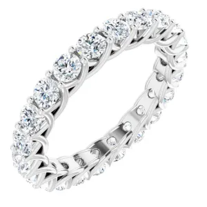 2.20 ct. Round Diamond Trellis Eternity Band