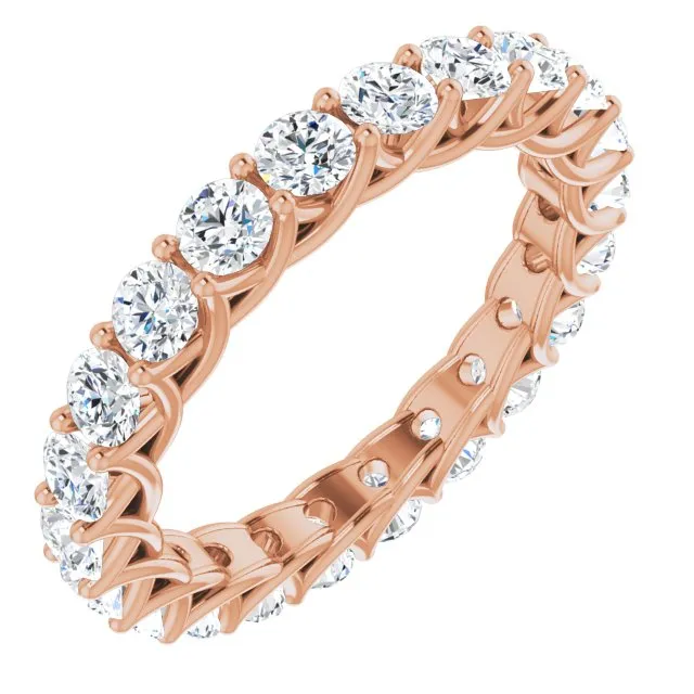 2.20 ct. Round Diamond Trellis Eternity Band