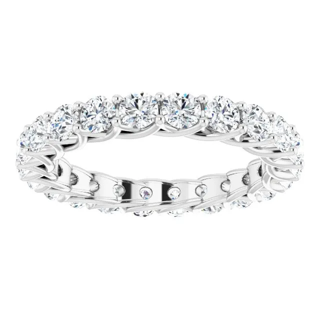 2.20 ct. Round Diamond Trellis Eternity Band