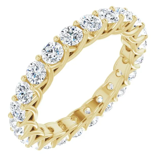 2.20 ct. Round Diamond Trellis Eternity Band