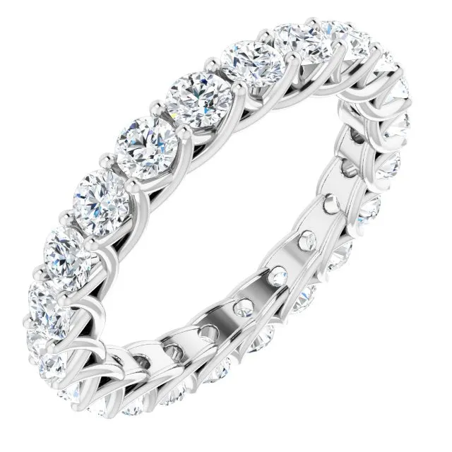 2.20 ct. Round Diamond Trellis Eternity Band