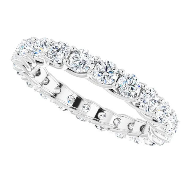 2.20 ct. Round Diamond Trellis Eternity Band