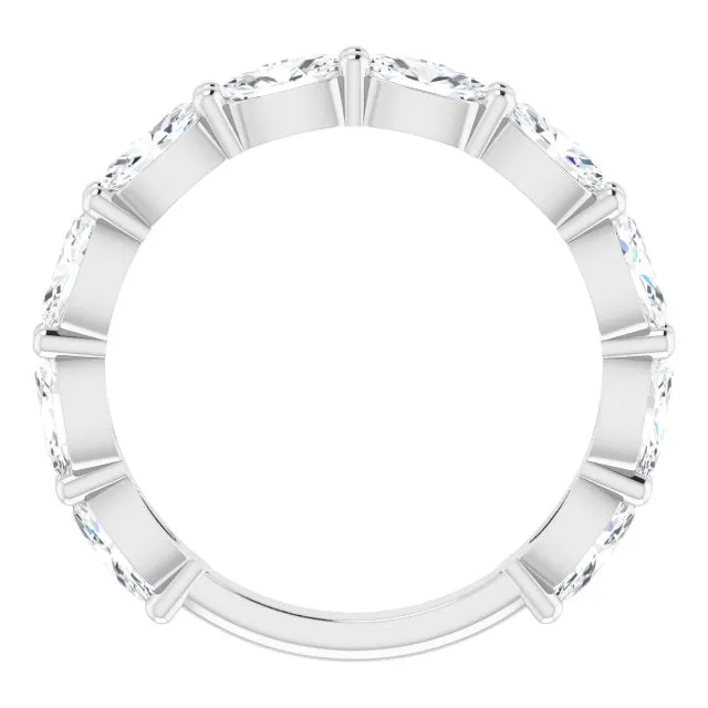 2.21 ct. Oval Cut Diamond Wedding Band
