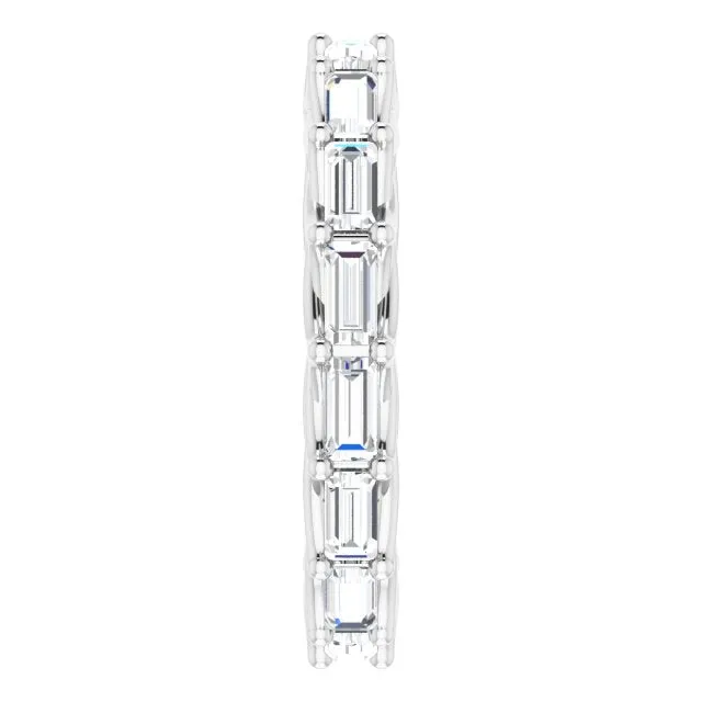 2.24 ct. Straight Baguette Diamond Eternity Band