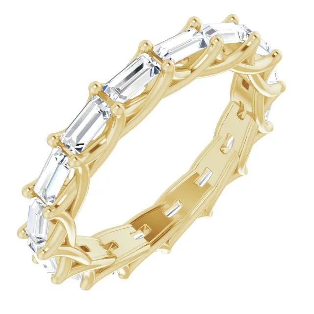 2.24 ct. Straight Baguette Diamond Eternity Band