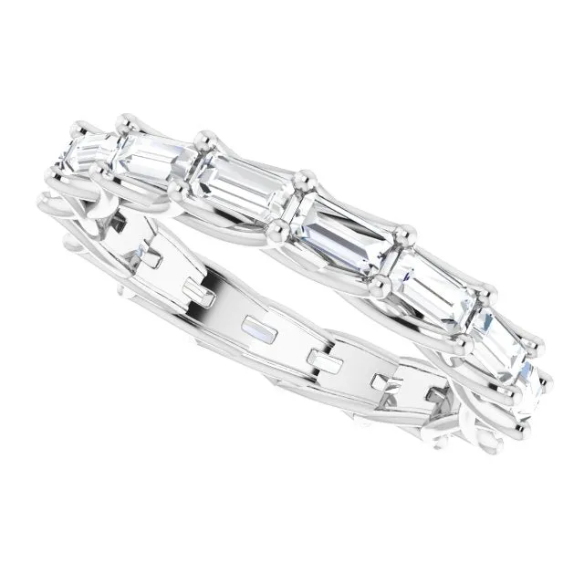 2.24 ct. Straight Baguette Diamond Eternity Band