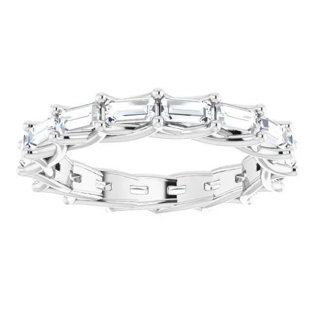 2.24 ct. Straight Baguette Diamond Eternity Band