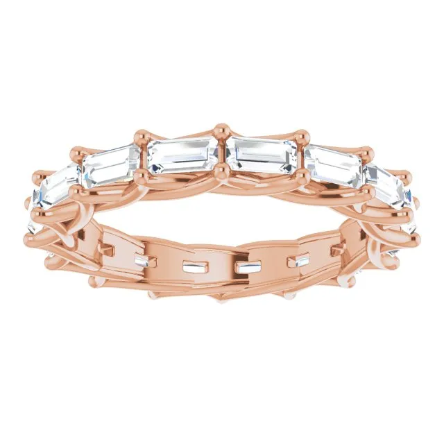 2.24 ct. Straight Baguette Diamond Eternity Band