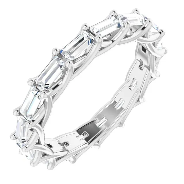 2.24 ct. Straight Baguette Diamond Eternity Band