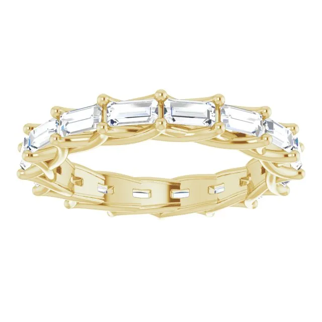 2.24 ct. Straight Baguette Diamond Eternity Band